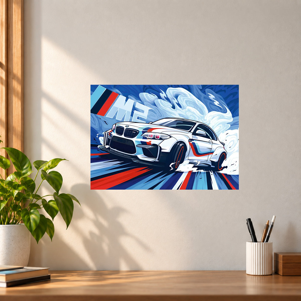 Car BMW M2 Abstract Poster || Car & Automotive Wall Art