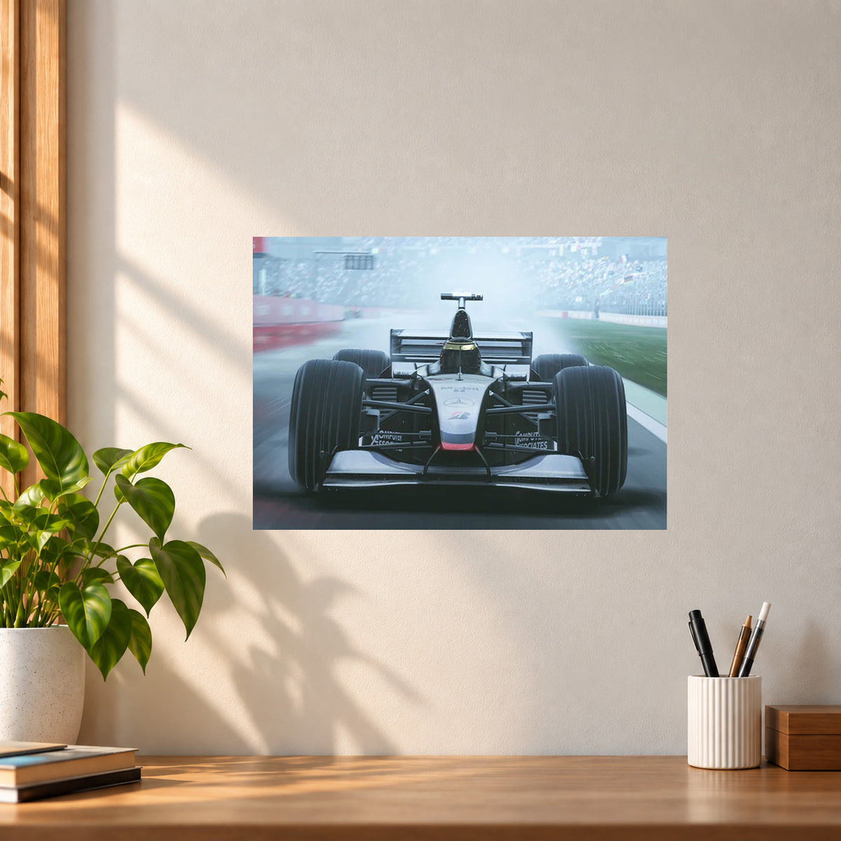 Car Mercedes F1 Poster || Formula 1 Racing Wall Art