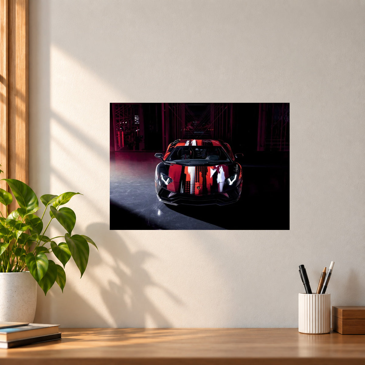 Car Lamborghini Poster || Luxury Sports Car Wall Art