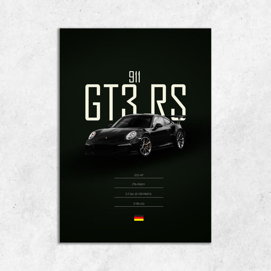 Porsche 911 GR3 RS || Matte Finish Poster