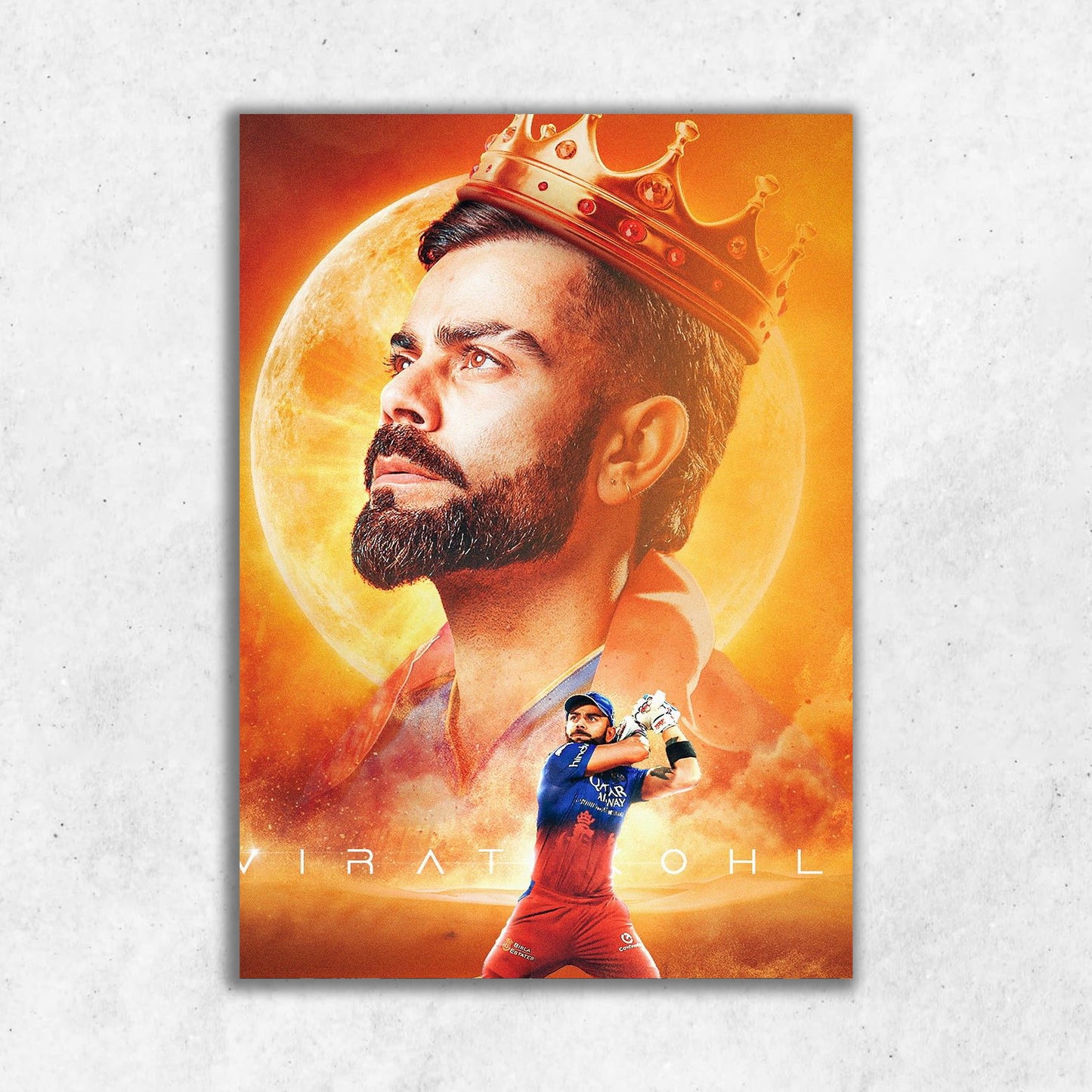 King Kohli || Matte Finish Posters