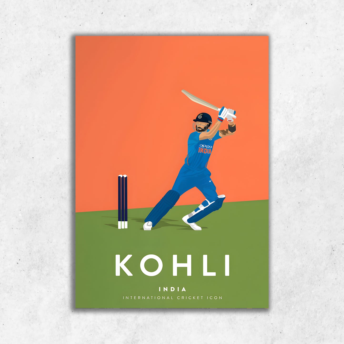 Kohli Illustration || Matte Finish Posters