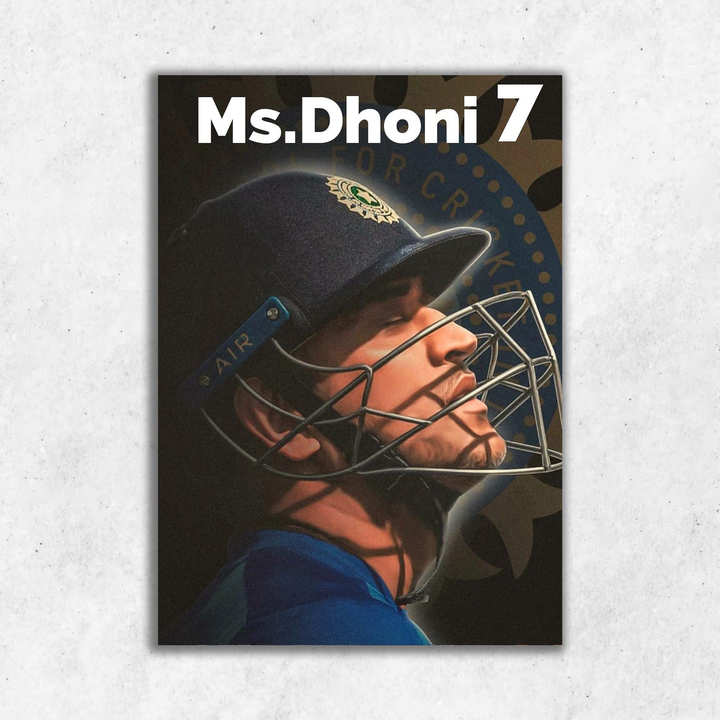 MS Dhoni 7 || Matte Finish Poster