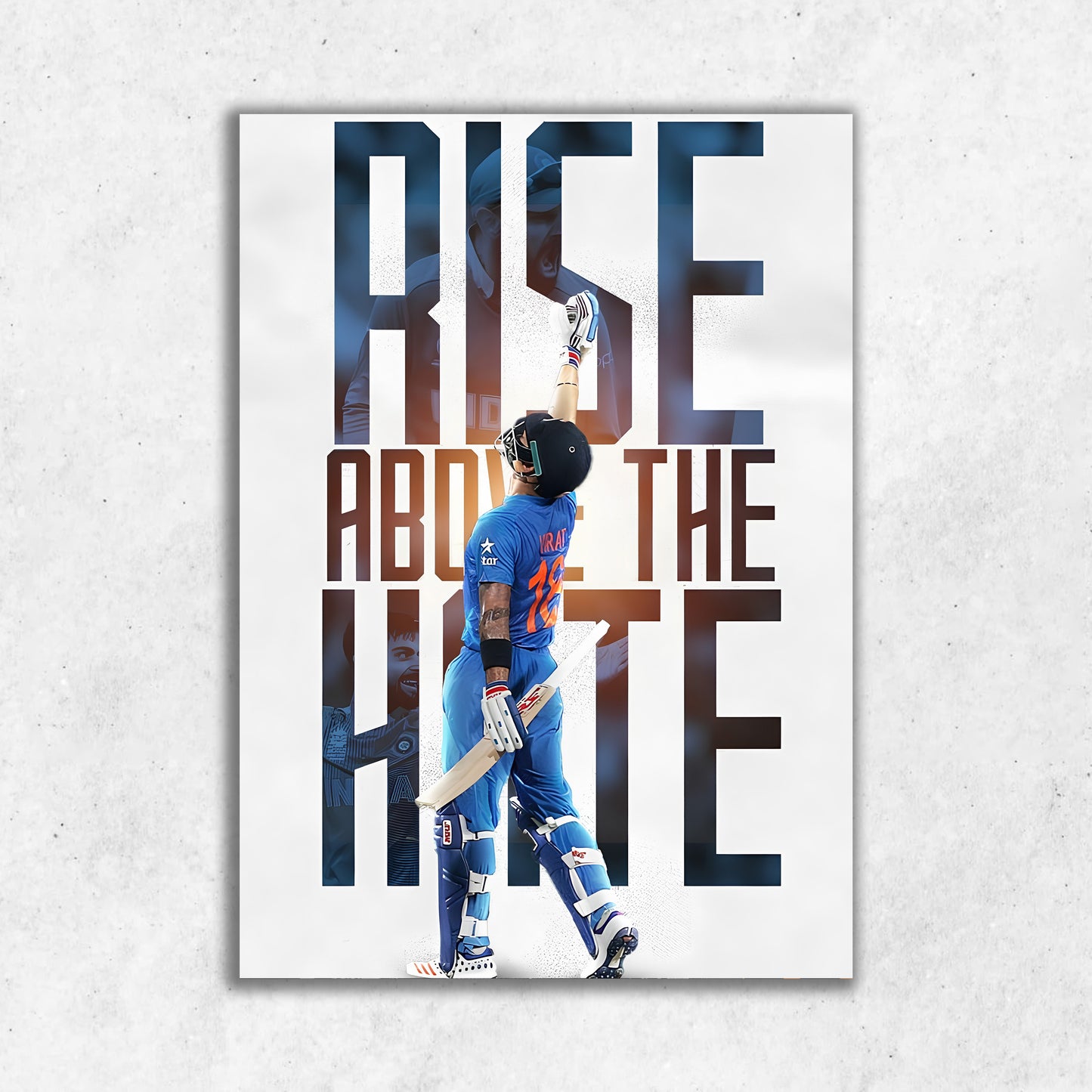 Rise Above The Hate || Matte Finish Poster