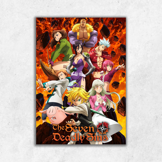 The Seven Deadly Sins || Matte Finish Poster