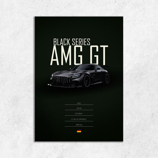AMG GT || Matte Finish Poster