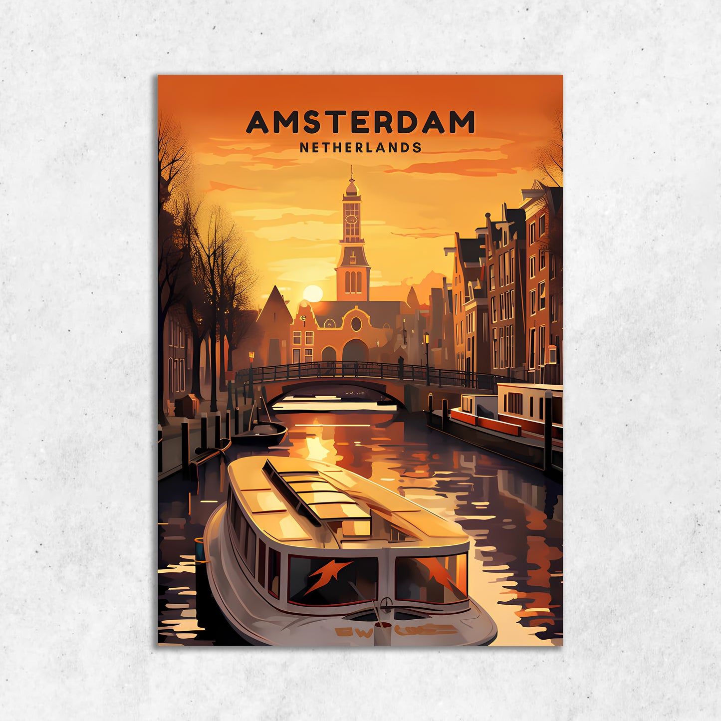 Amsterdam || Matte Finish Poster