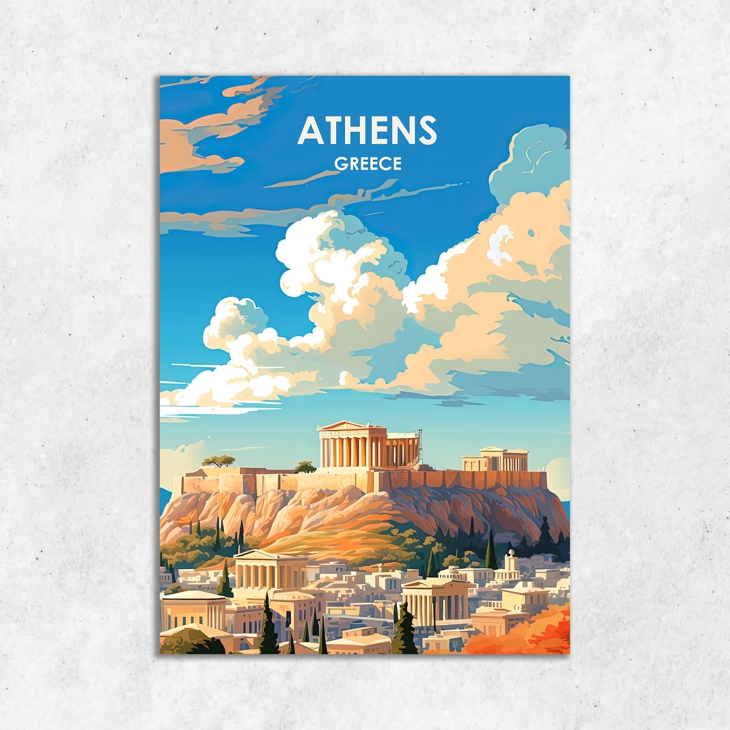 Athens || Matte Finish Poster