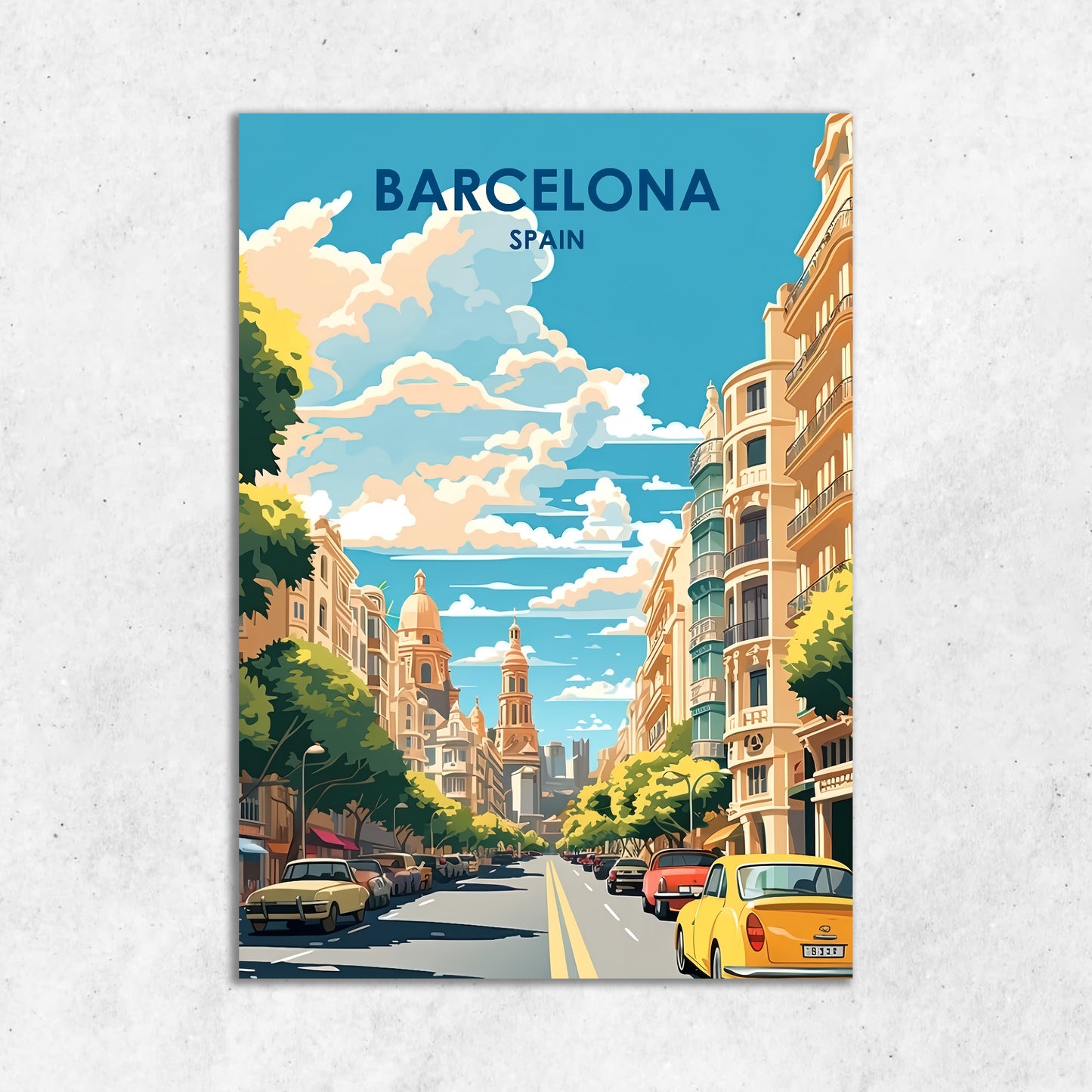 Barcelona || Matte Finish Poster