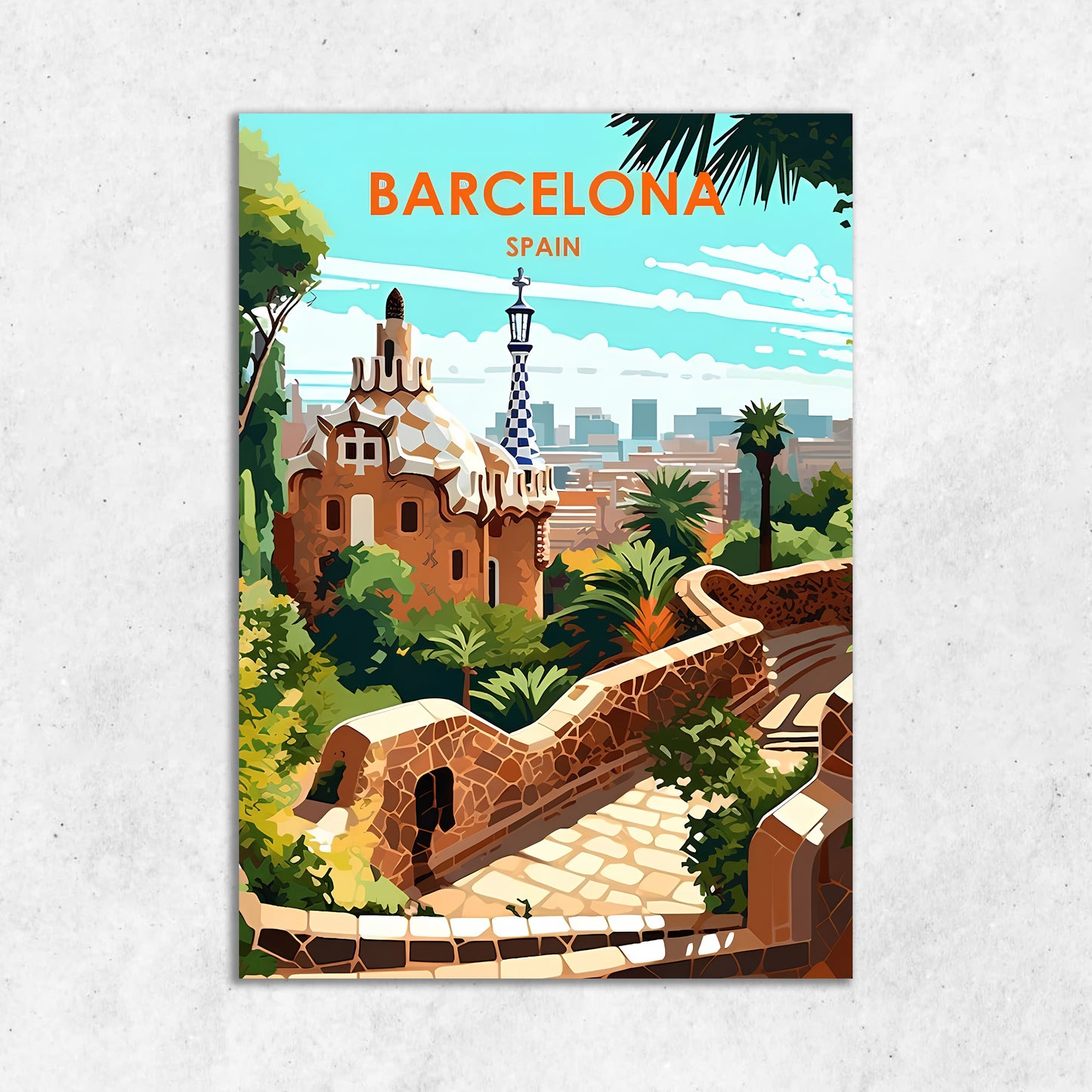 Barcelona || Matte Finish Poster