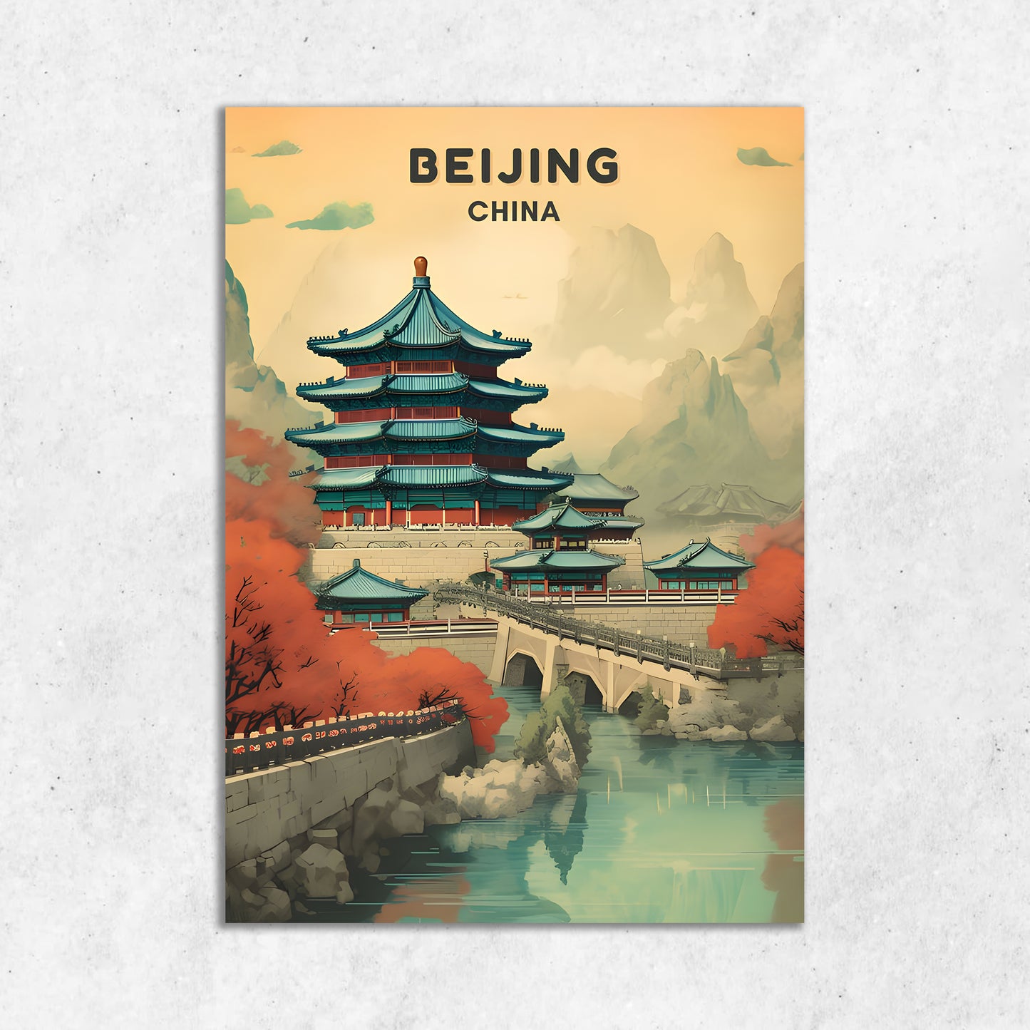 Beijing 2 || Matte Finish Poster