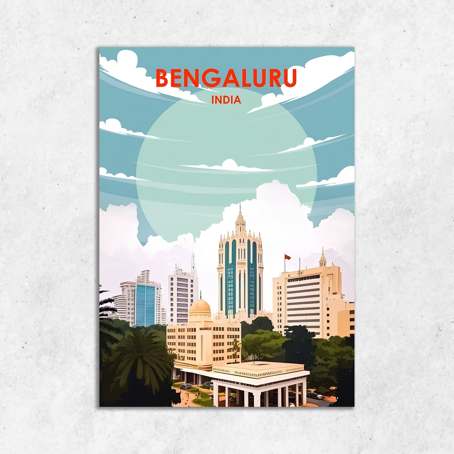 Bengaluru || Matte Finish poster