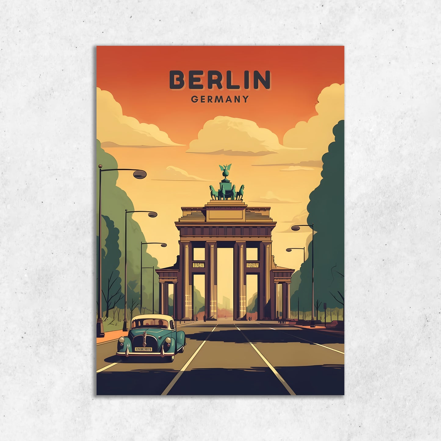 Berlin || Matte Finish Poster