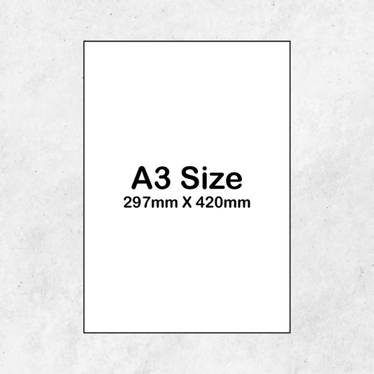 Customised Poster (A3 Size)