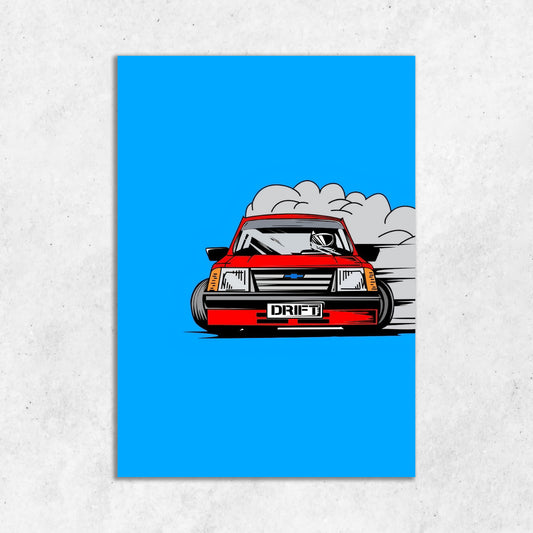 Car Drift || Matte Finish Poster