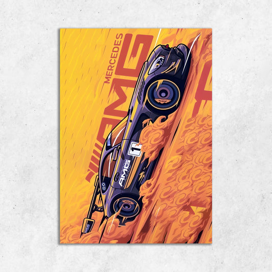 Mercedes AMG || Matte Finish Poster