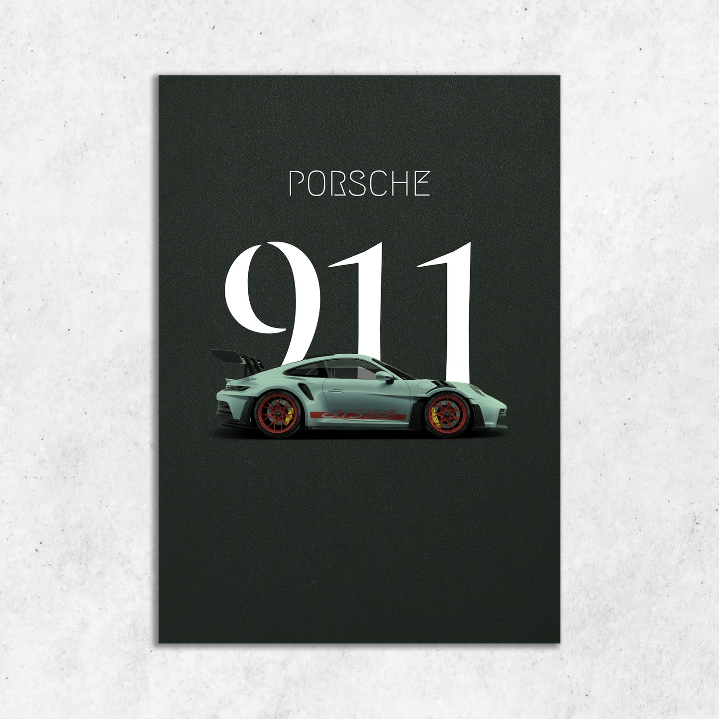 Porsche 911 || Matte Finish Poster