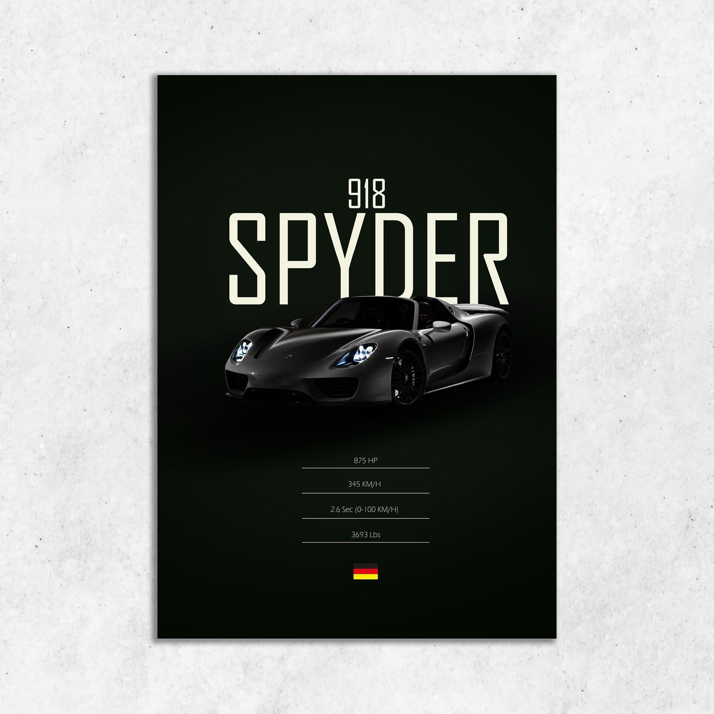 918 Spyder || Matte Finish Poster